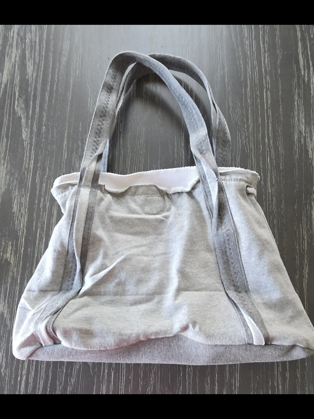 Little Earth Gray and Orange Broncos Logo Hobo Bag